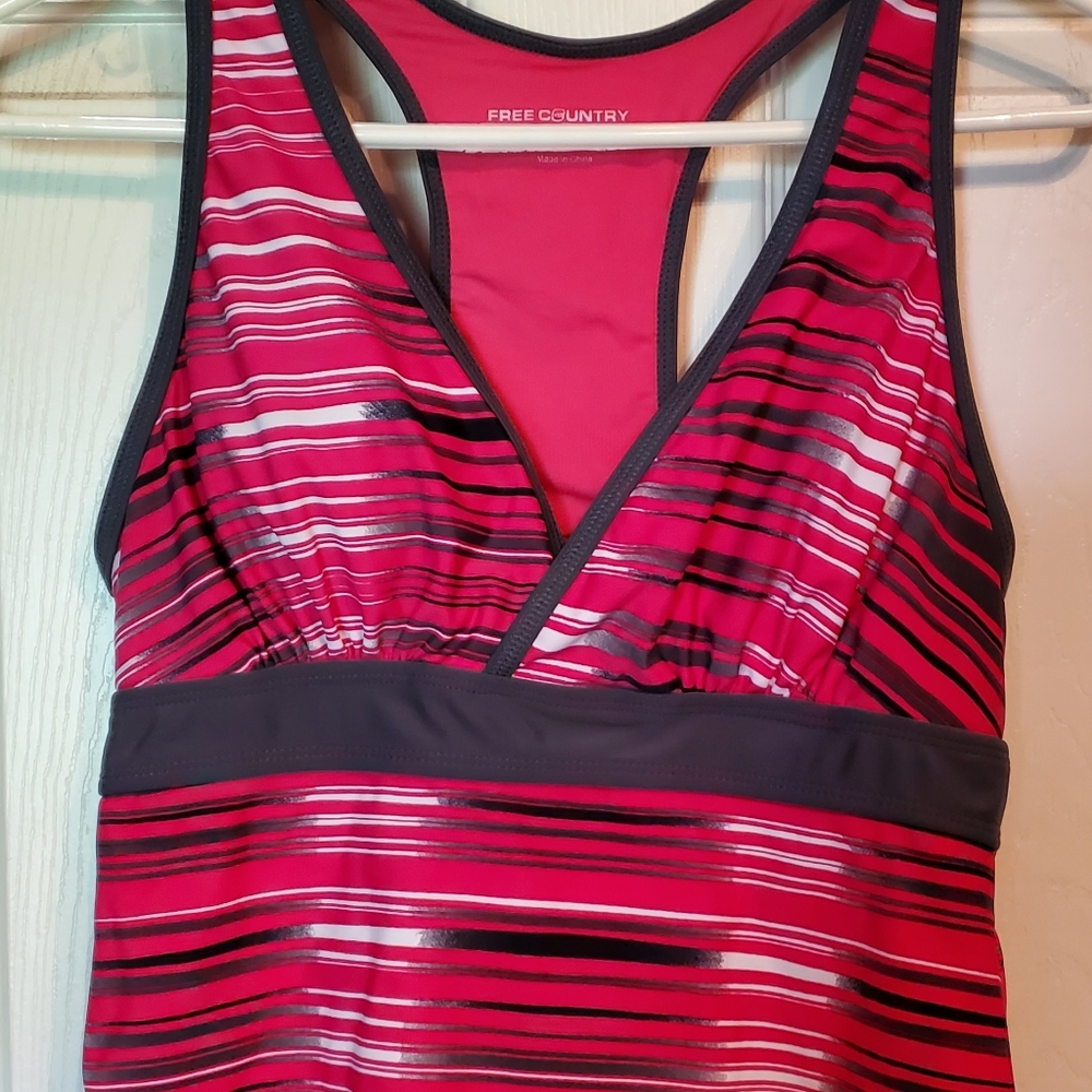 Free Country Women's Tankini Swim Top